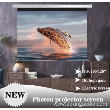 Photon Screen home cinema Electric Projector Screen